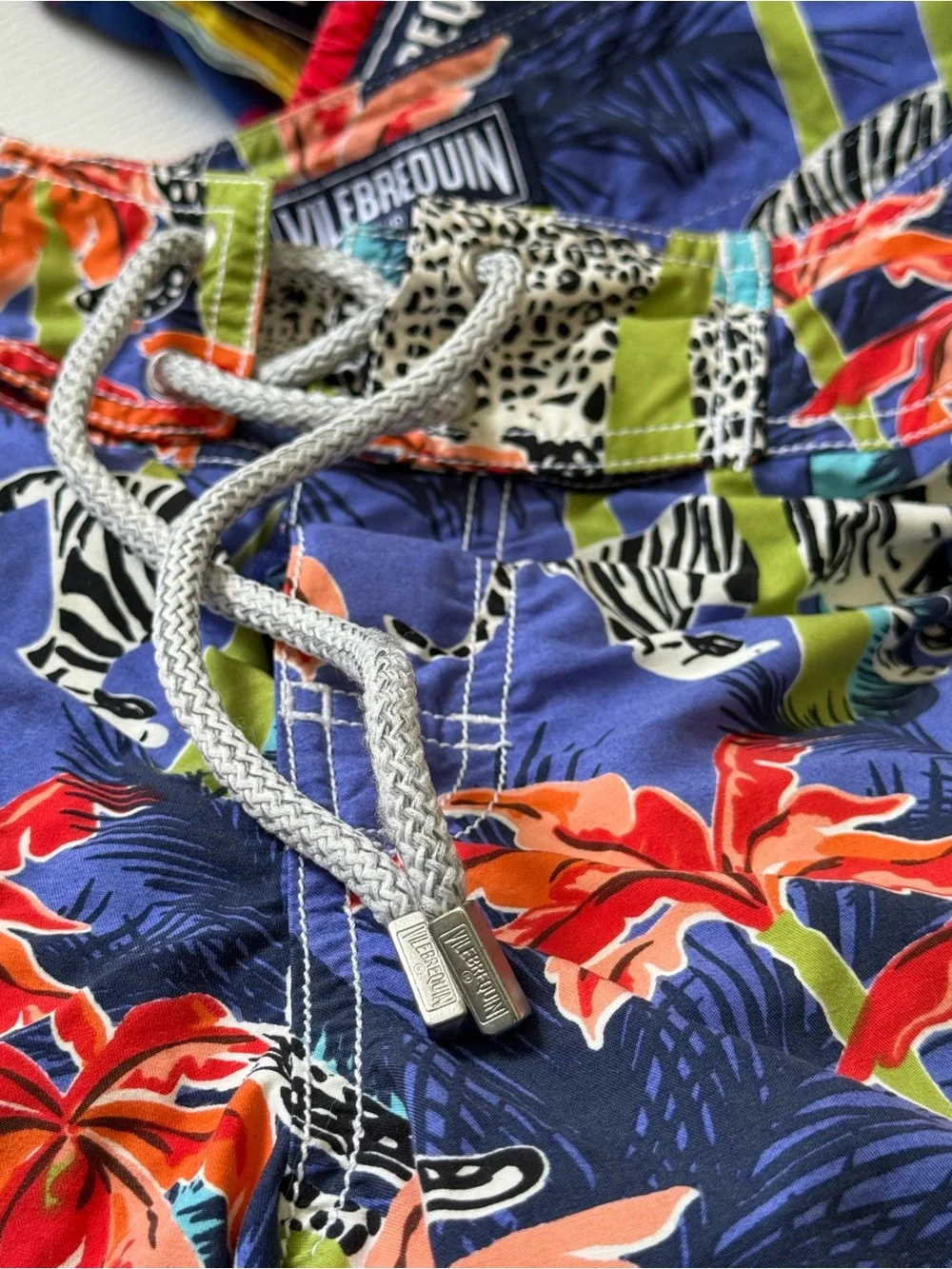 Vilebrequin Multicolor Tropical & Animal Print Swim Shorts